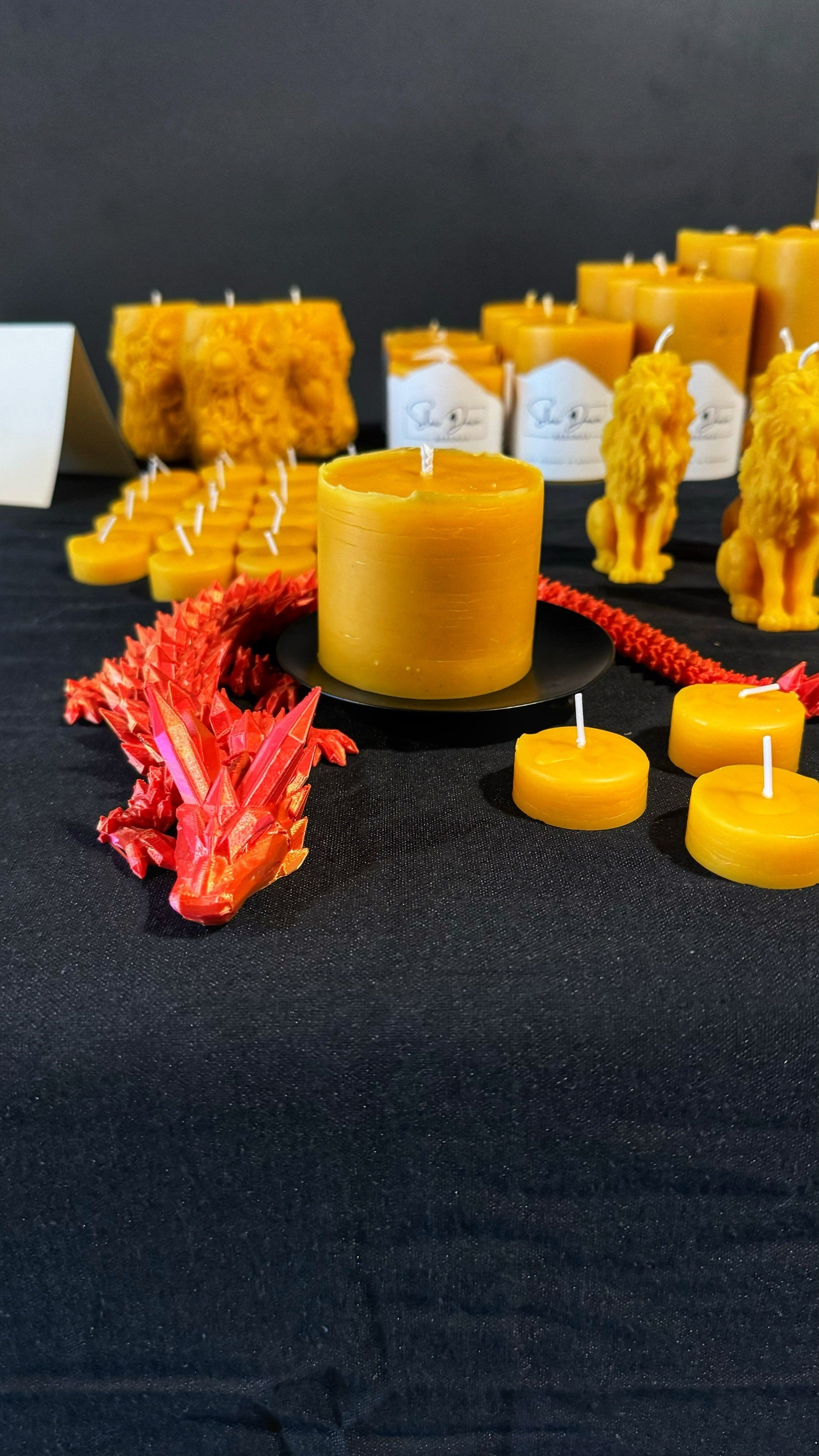 Classic Beeswax Pillar Candle